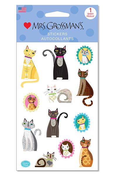 Crafty Cats Stickers - Mrs. Grossman's