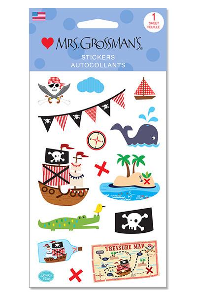 Ahoy Pirates Stickers