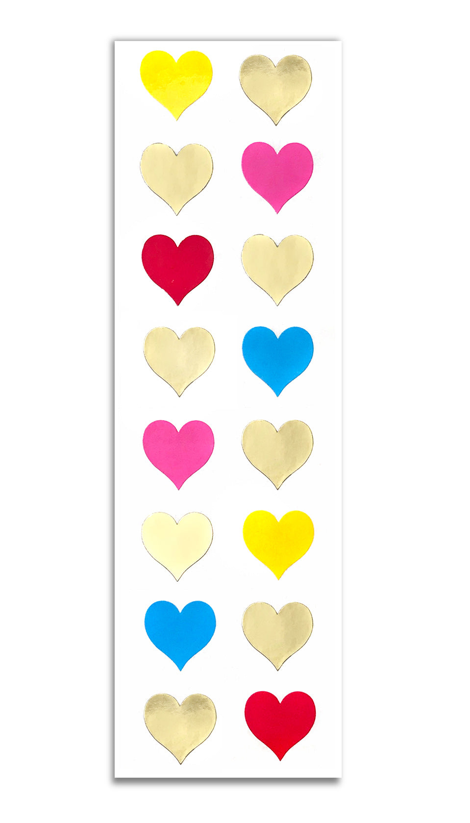 Hearts Tagged small heart stickers - Mrs. Grossman's