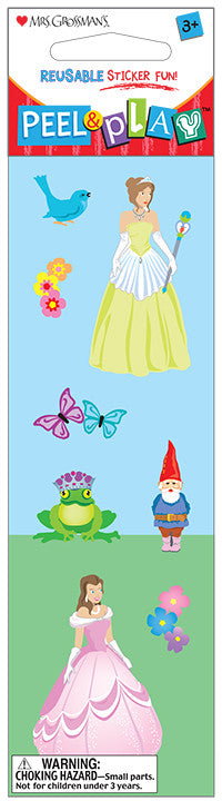 Peel & Play 2" Strip-Princess Stickers - Mrs. Grossman's