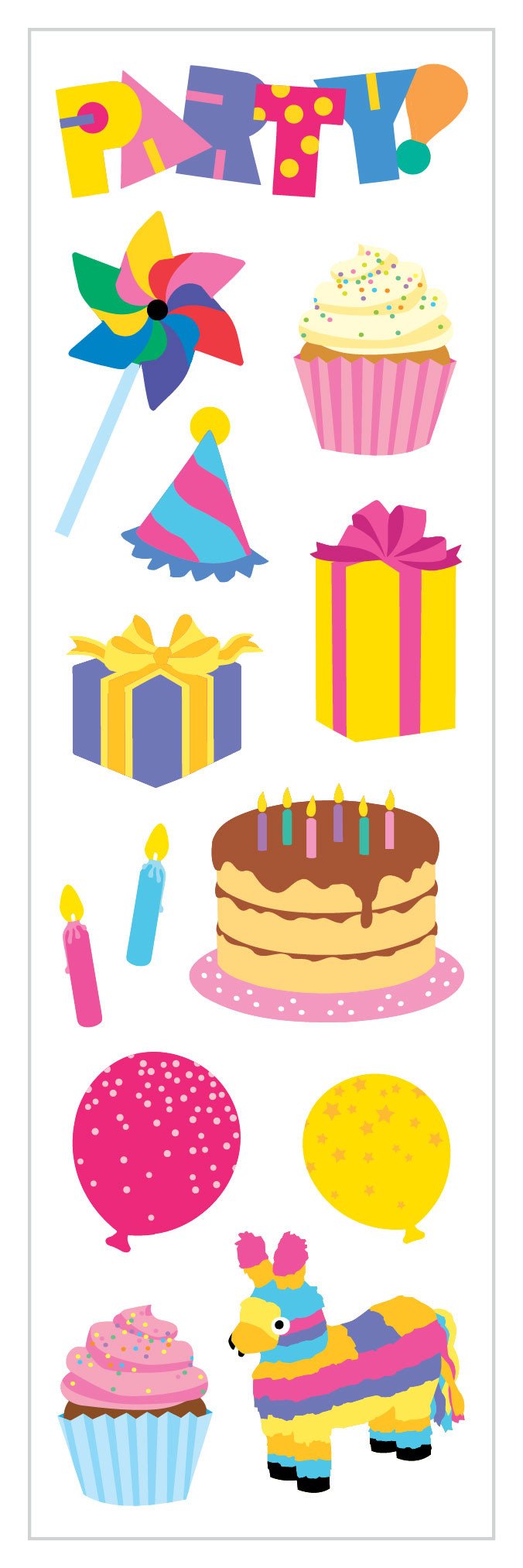 Party Time Stickers - Mrs. Grossman's