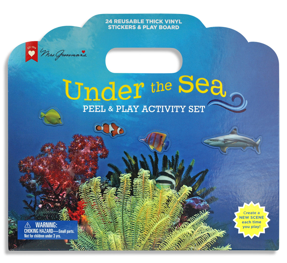 Under the Sea Peel & Play Sticker Activity Set - Mrs. Grossman's