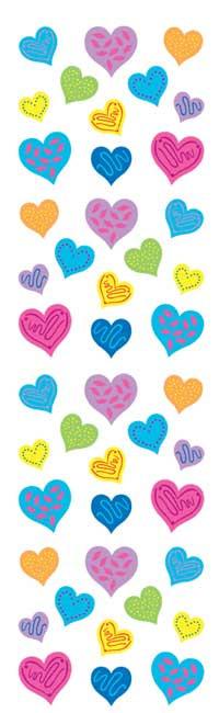 Happy Hearts Stickers - Mrs. Grossman's