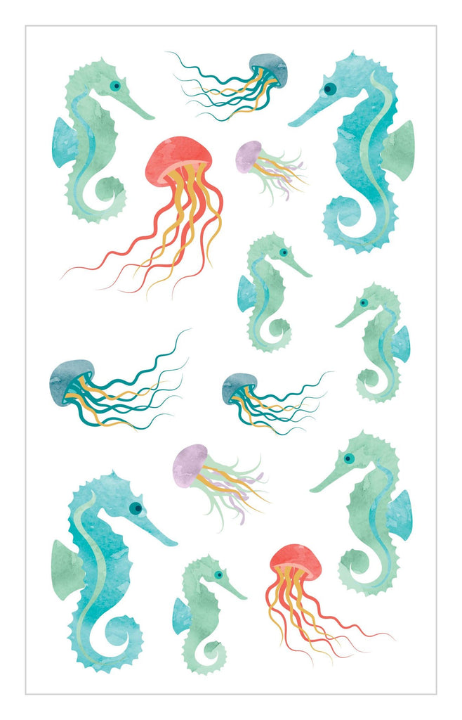 Watercolor Jellyfish Stickers - Mrs. Grossman's