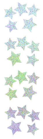 Stars, Silver, Sparkle Stickers - Mrs. Grossman's